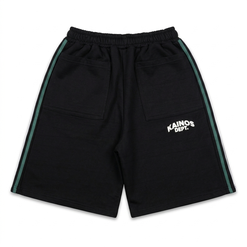 KAINOS DEPT. 001 SWEAT SHORTS BLACK