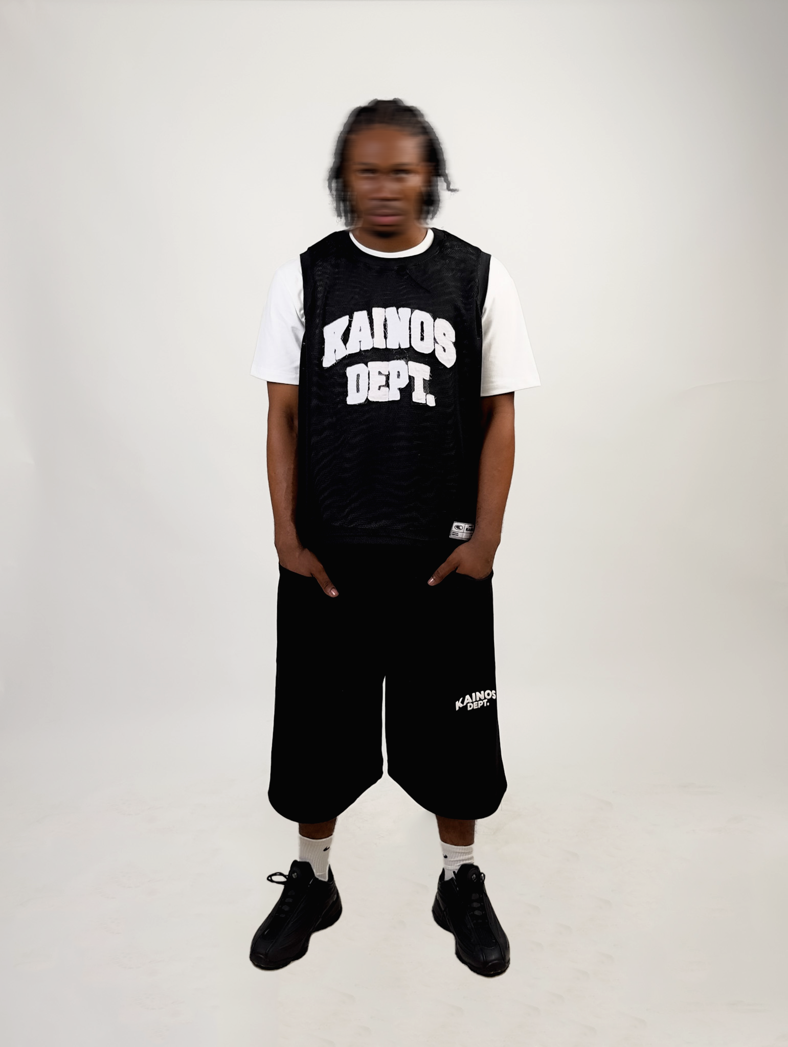 KAINOS DEPT. 001 SWEAT SHORTS BLACK