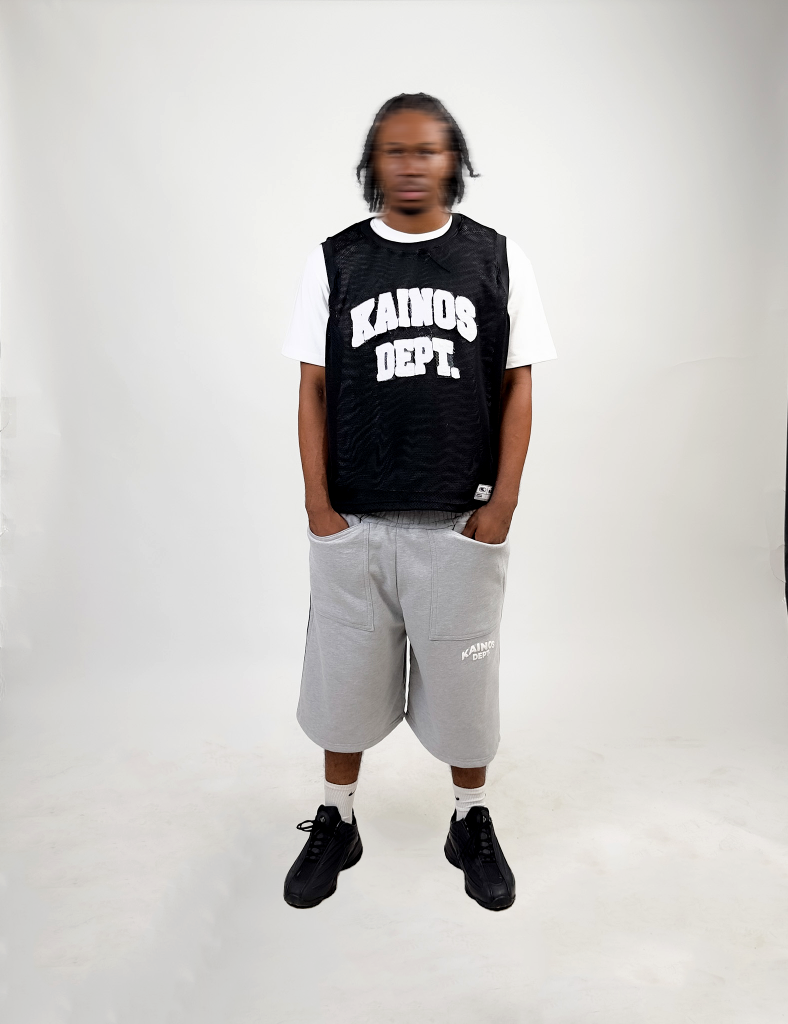KAINOS DEPT. 001 SWEAT SHORTS GRAY